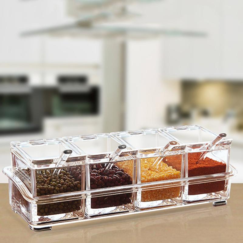 Bộ Hộp Đựng Gia Vị Tiện Lợi Cho Nhà Bếp