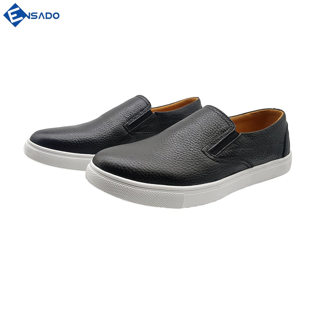 Giày Slip On Nam Da Bò Nguyên Tấm Năng Động Trẻ Trung SL1316