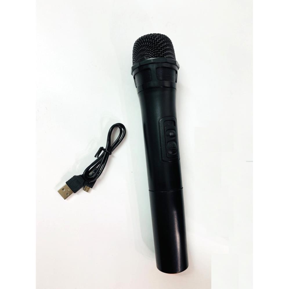 Loa Bluetooth Karaoke Công Suất Cực Lớn, Loa Xach Tay Mini KIOMIC K68 (Tặng Kèm Micro Không Dây)