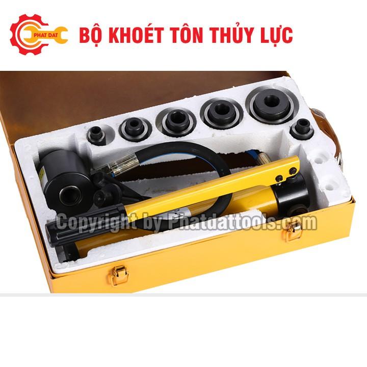 Máy đột lỗ thủy lực cầm tay SYK8A-Bộ khoét máng tôn máng điện