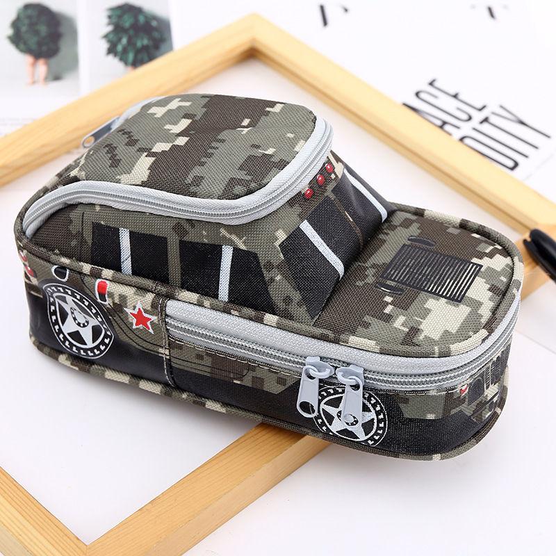 Túi Đựng Bút Họa Tiết Rằn Ri Nhiều Ngăn Tiện Lợi