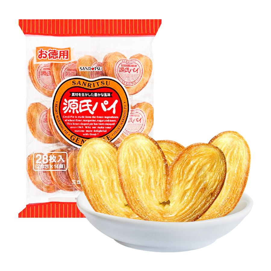 Bánh nướng trái tim Sanritsu Genji Pie 130g