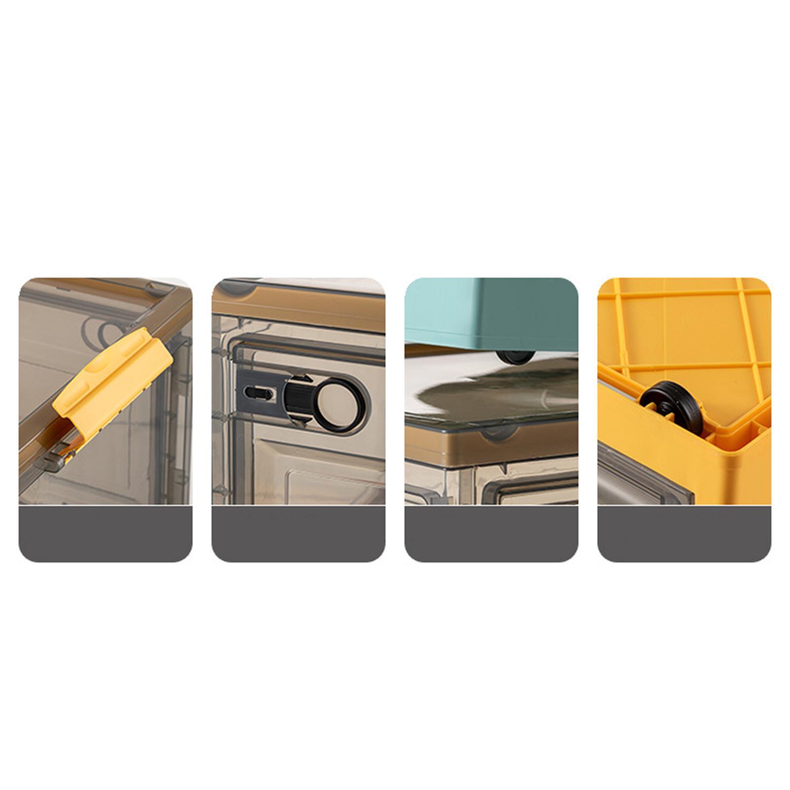 Multipurpose Folding Storage Box Stackable Storage Box for