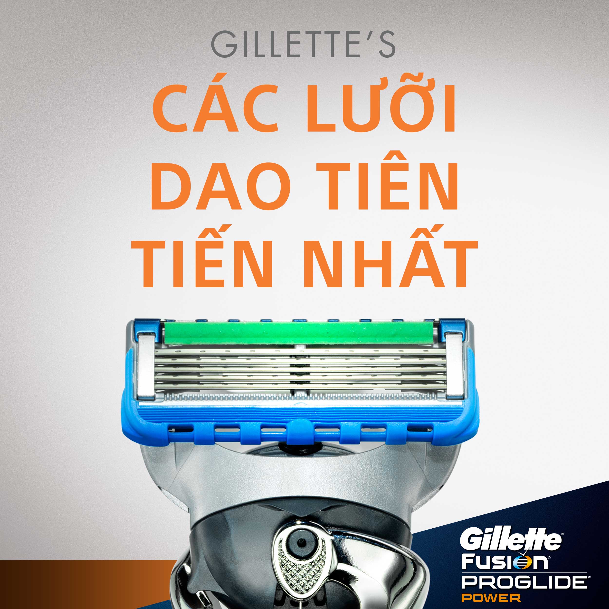 Lưỡi Dao Cạo Râu GILLETTE Fusion ProGlide (Vĩ 2 Lưỡi)