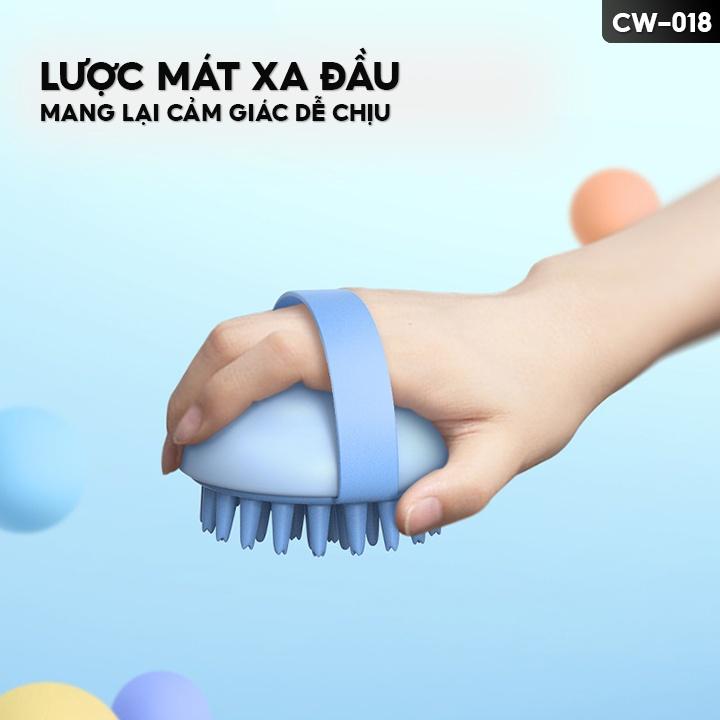 Lược Gội Đầu Tạo Cảm Giác Dễ Chịu Thư Giãn Cho Làm Sạch Da Đầu CW-018