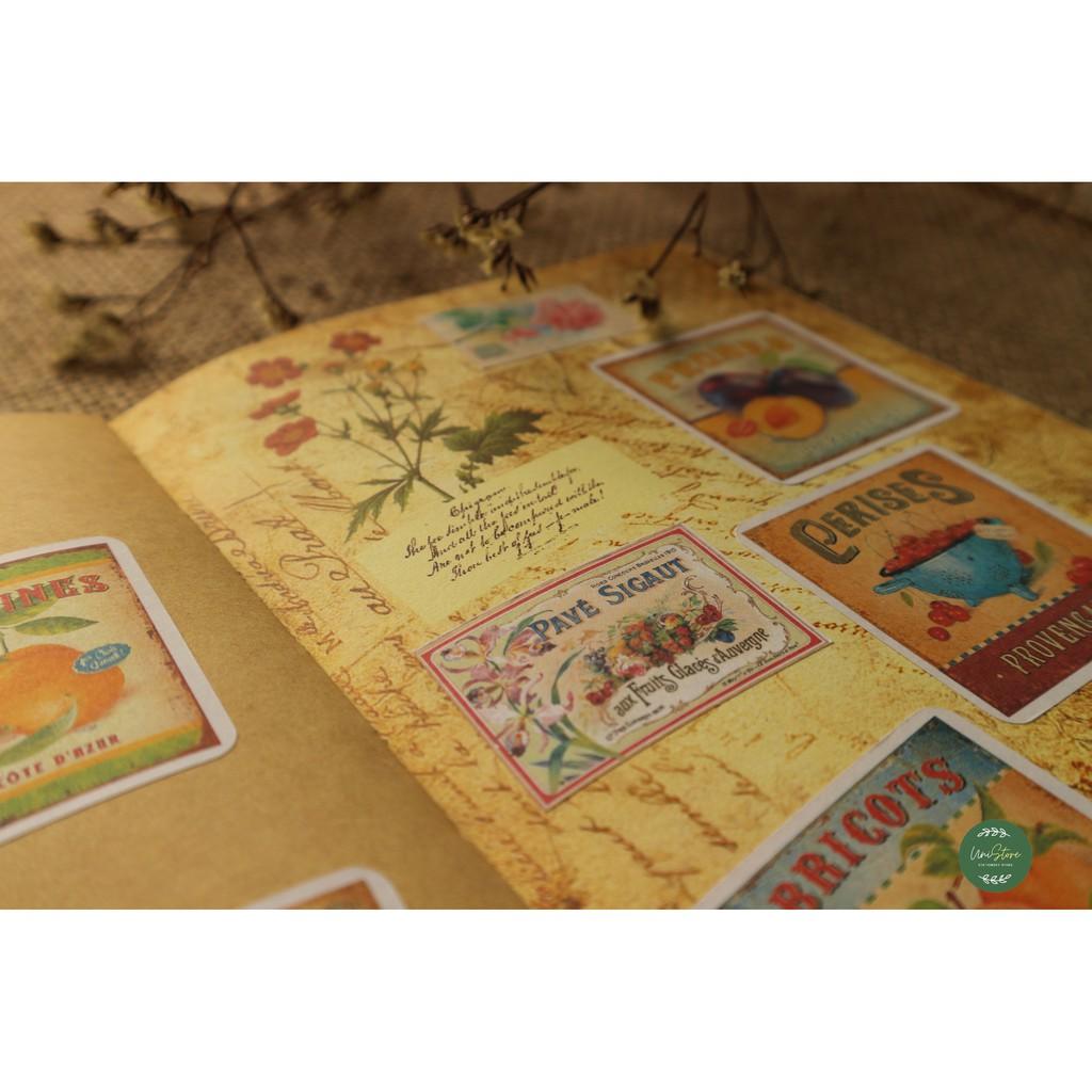 Sticker phong cách retro - sticker thiết kế vintage - uni001