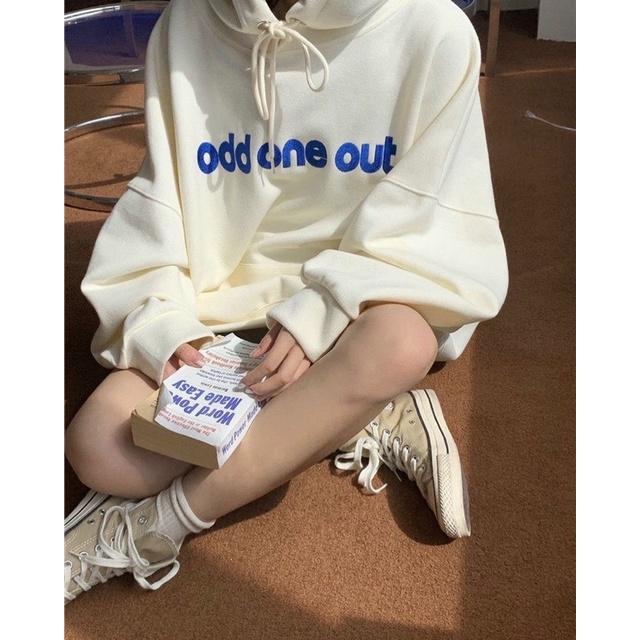 Áo hoodie nữ form rộng dài thu đông unisex Ulzzang 2021