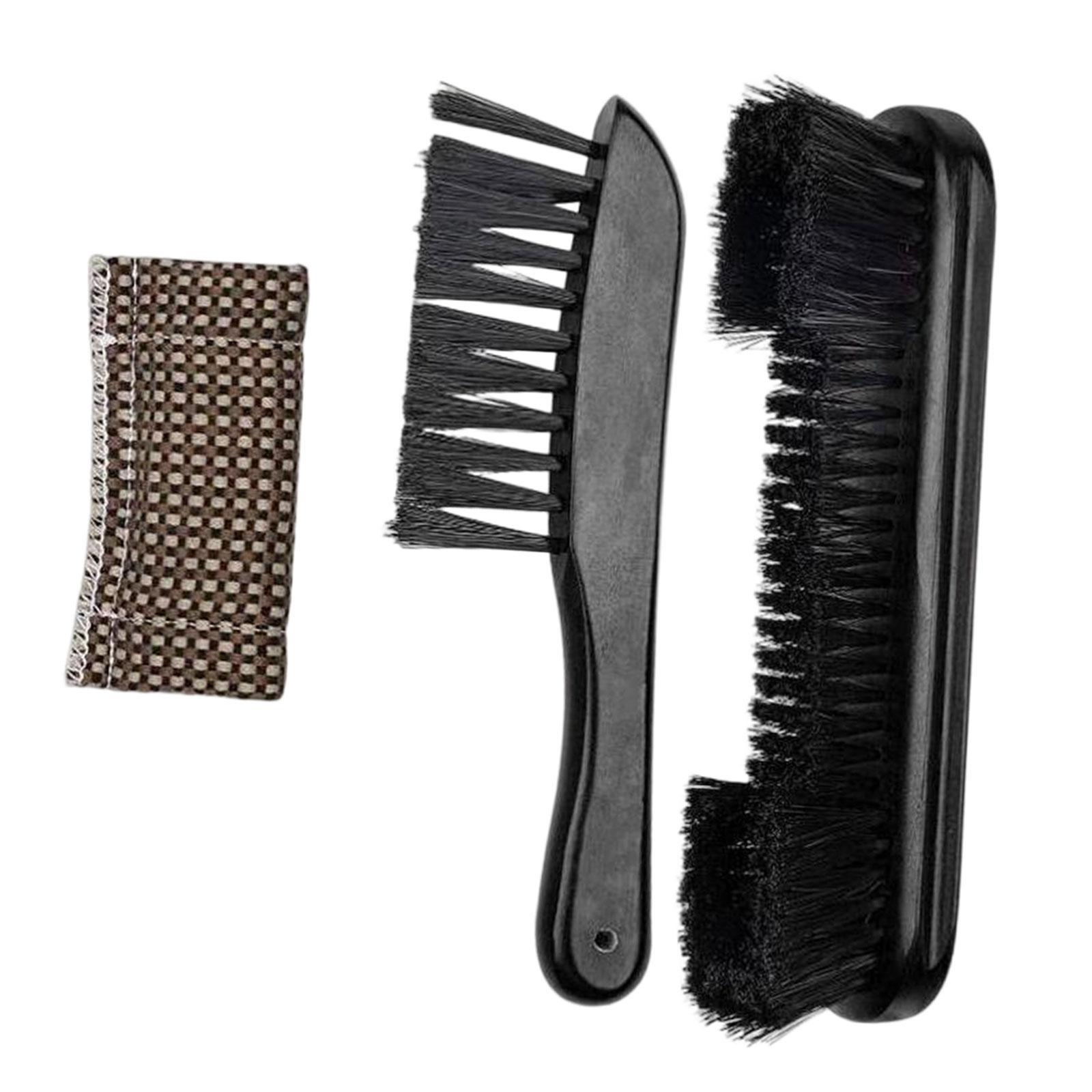 Pool Table Brush Set, Billiards Table Brush Pool Snooker, Portable Cleaning Tool Wood Handle, Nylon Brush for Indoor Outdoor Billiard Accessory