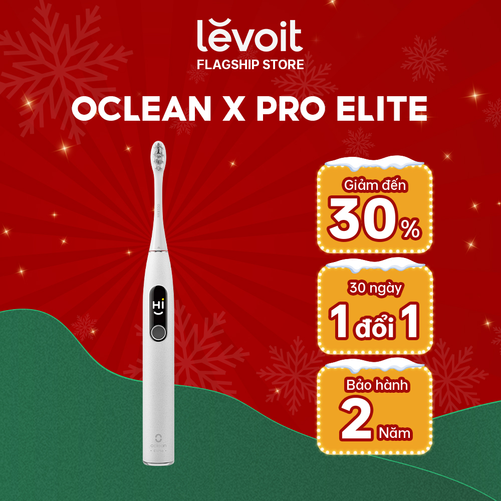 Bàn Chải Điện Oclean Xpro Elite | Màn Hình Cảm Ứng | Rung Siêu Âm Thông Minh | Hàng Chính Hãng