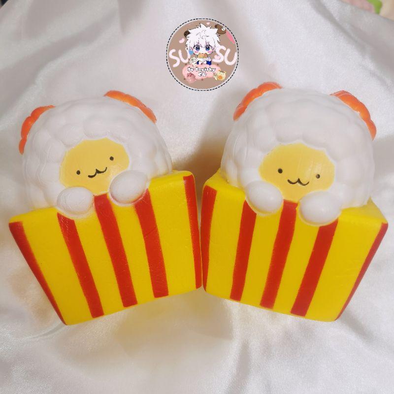 Đồ chơi Squishy Cừu Bắp Rang Bơ