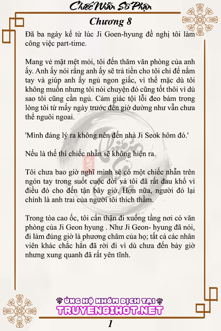 Chiếc nhẫn số phận chapter 8