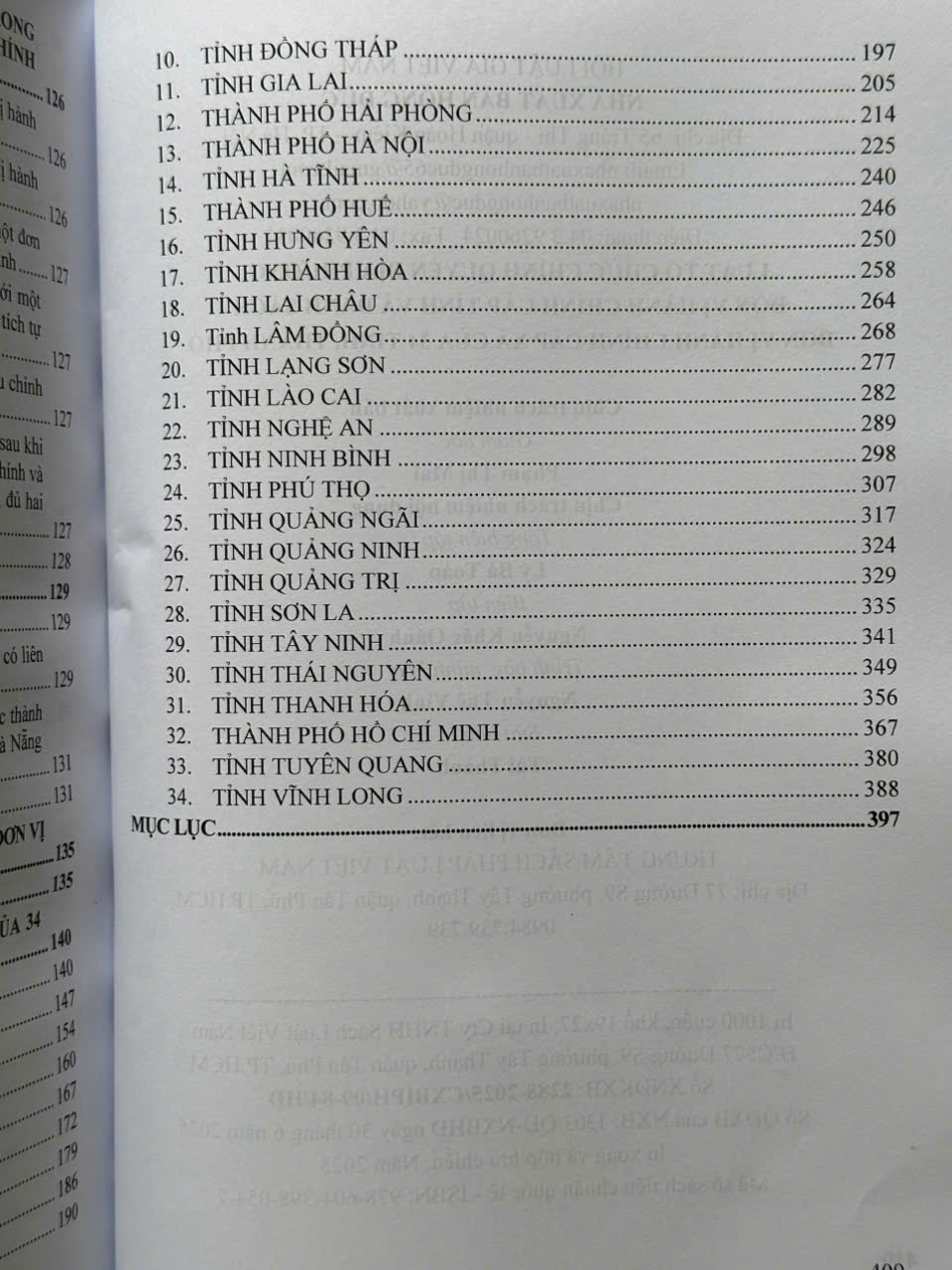 Sách Luật Tổ Chức Chính Quyền Địa Phương – Đơn Vị Hành Chính Cấp Tỉnh và Danh Sách Đơn Vị Hành Chính Cấp Xã của 34 Tỉnh, Thành Phố (V2591T)