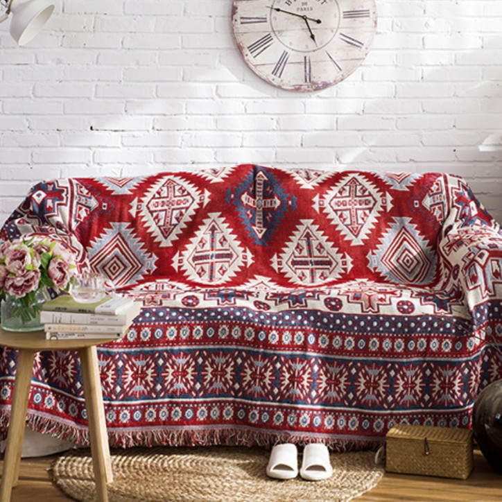 Thảm Sofa, Thảm Trang Trí Thổ Cẩm kích thước 180cm x 230cm