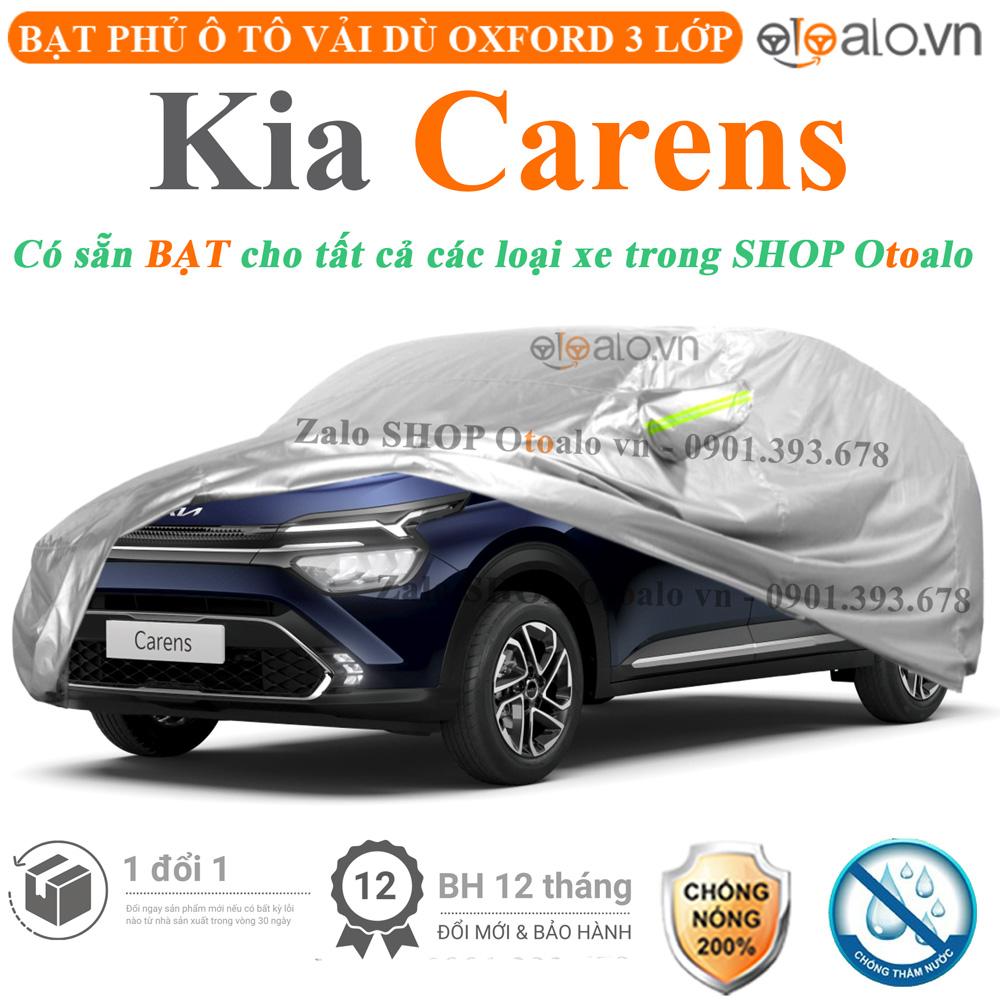 Bạt che phủ xe ô tô Kia Carens vải dù 3 lớp CAO CẤP BPXOT - OTOALO