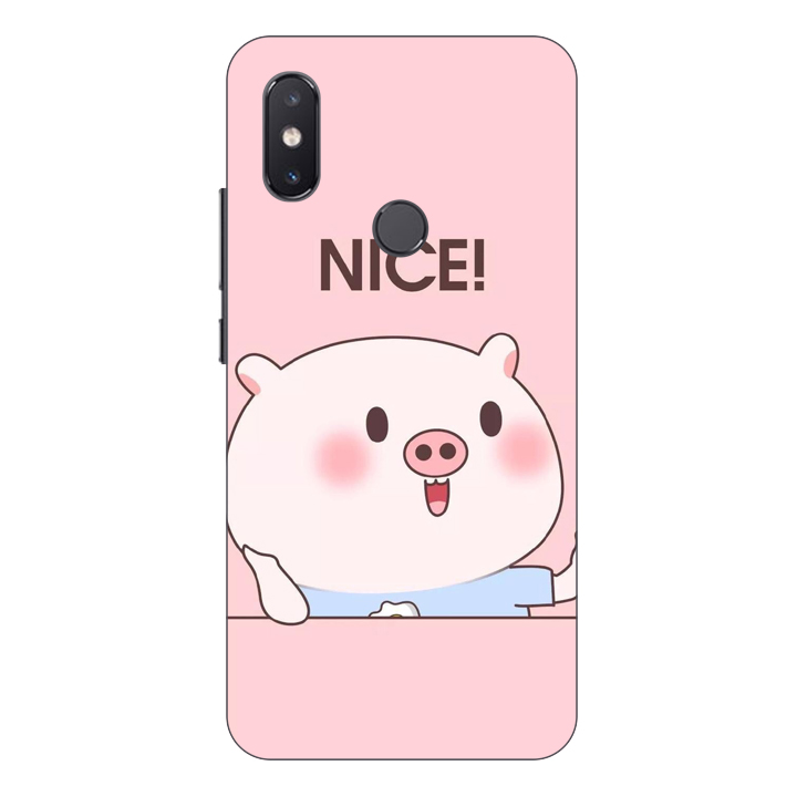 Ốp lưng dành cho điện thoại Xiaomi Mi 8 SE hình Heo Con Xinh Xắn - Hàng chính hãng