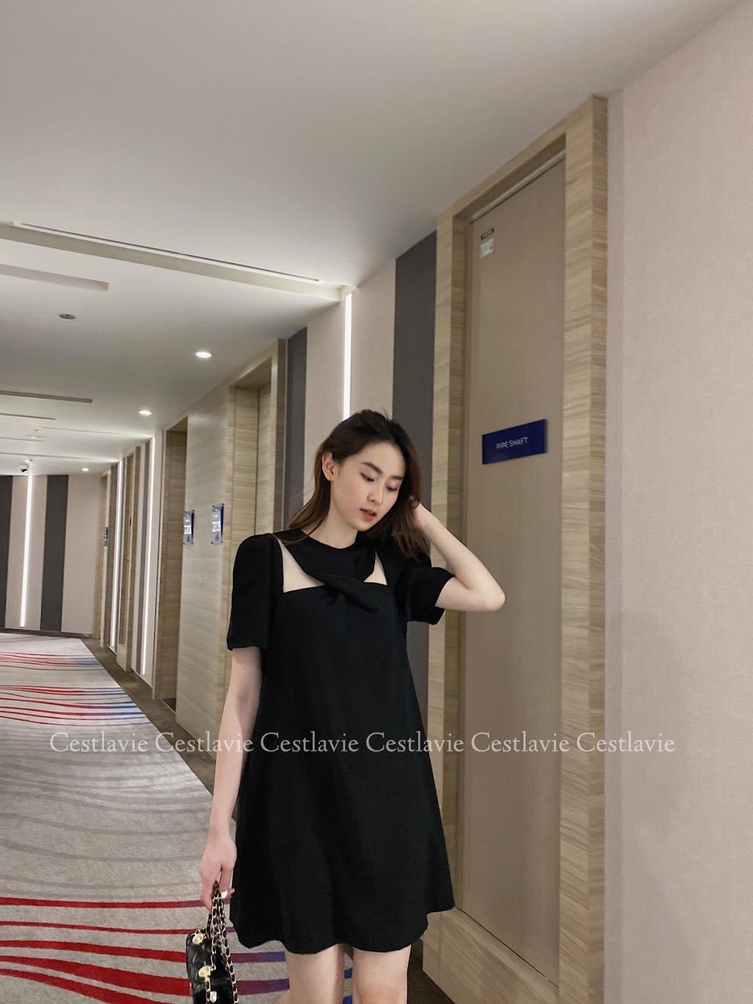 VÁY CÁCH ĐIỆU XOẮN NGỰC SUÔNG