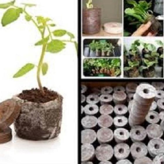 Bộ 50 viên nén sơ dừa ươm hạt giống ,ươm cây con