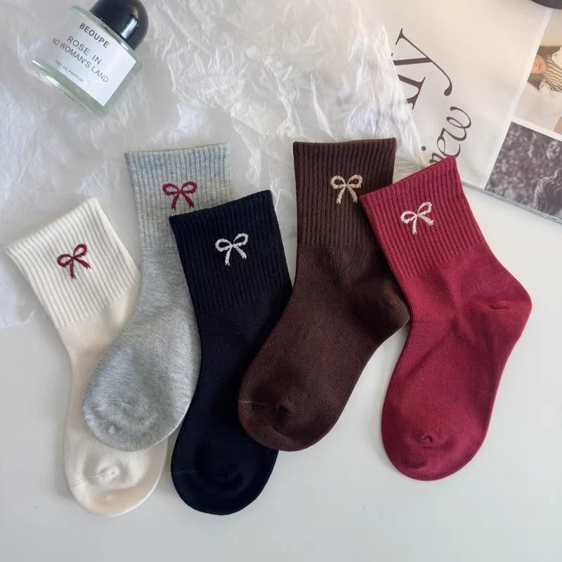 SET 5 ĐÔI TẤT VỚ NƠ NỮ DỄ THƯƠNG MÃ 45 DÀNH CHO NỮ