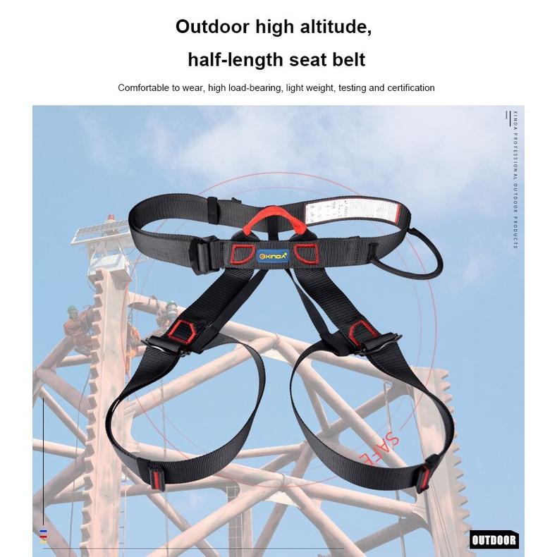 Outdoor camping climbing Safety Harness Seat Belts Sitting Rock Climbing Rappelling Tool Rock Climbing accessories