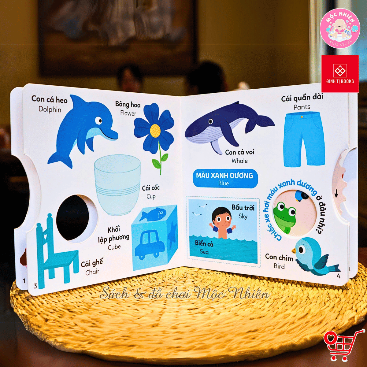 Sách tương tác - Xoay xoay xoay - Đi tìm... Dành cho bé từ 0-6 tuổi (Đinh Tị Books)