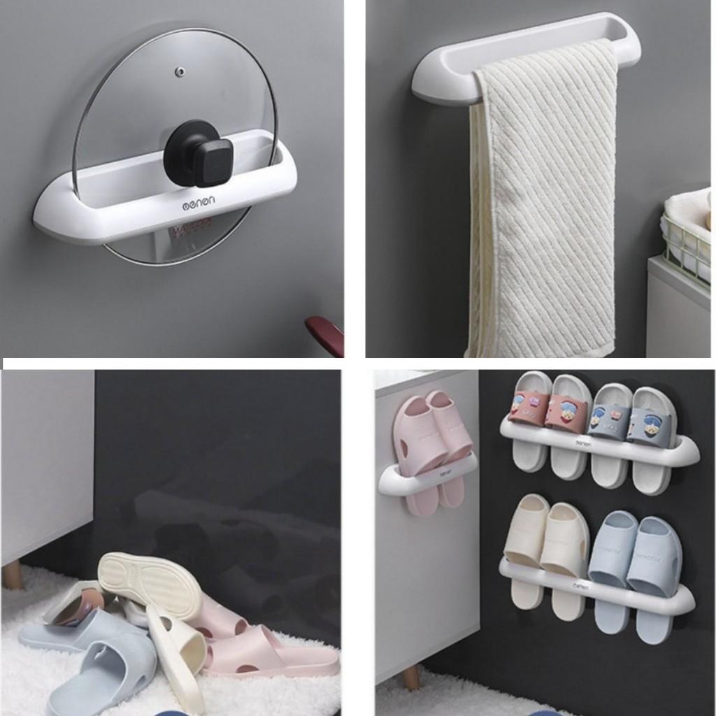 Kệ Treo Dép Nhà Tắm Cao Cấp, Giá Treo Dép Thông Minh Dính Tường Siêu Chắc