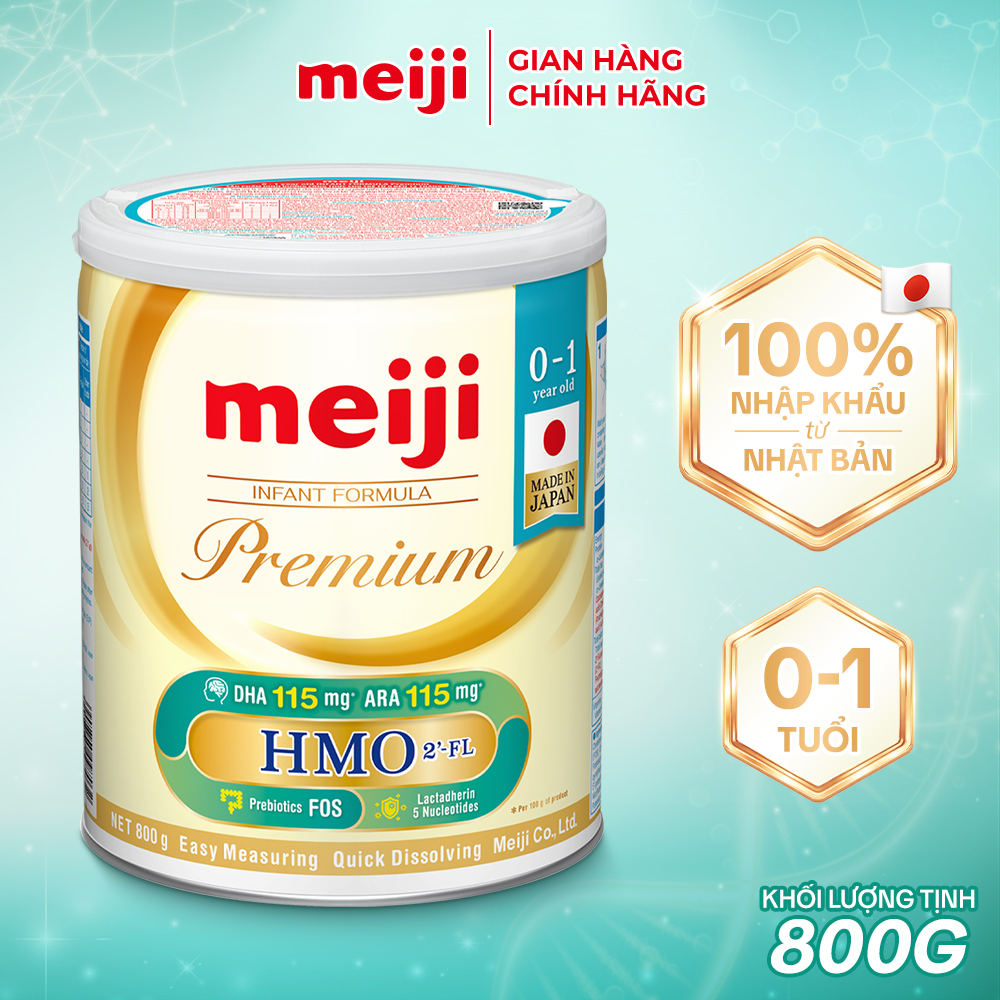 Sản phẩm dinh dưỡng công thức Meiji Infant Formula Premium 800g