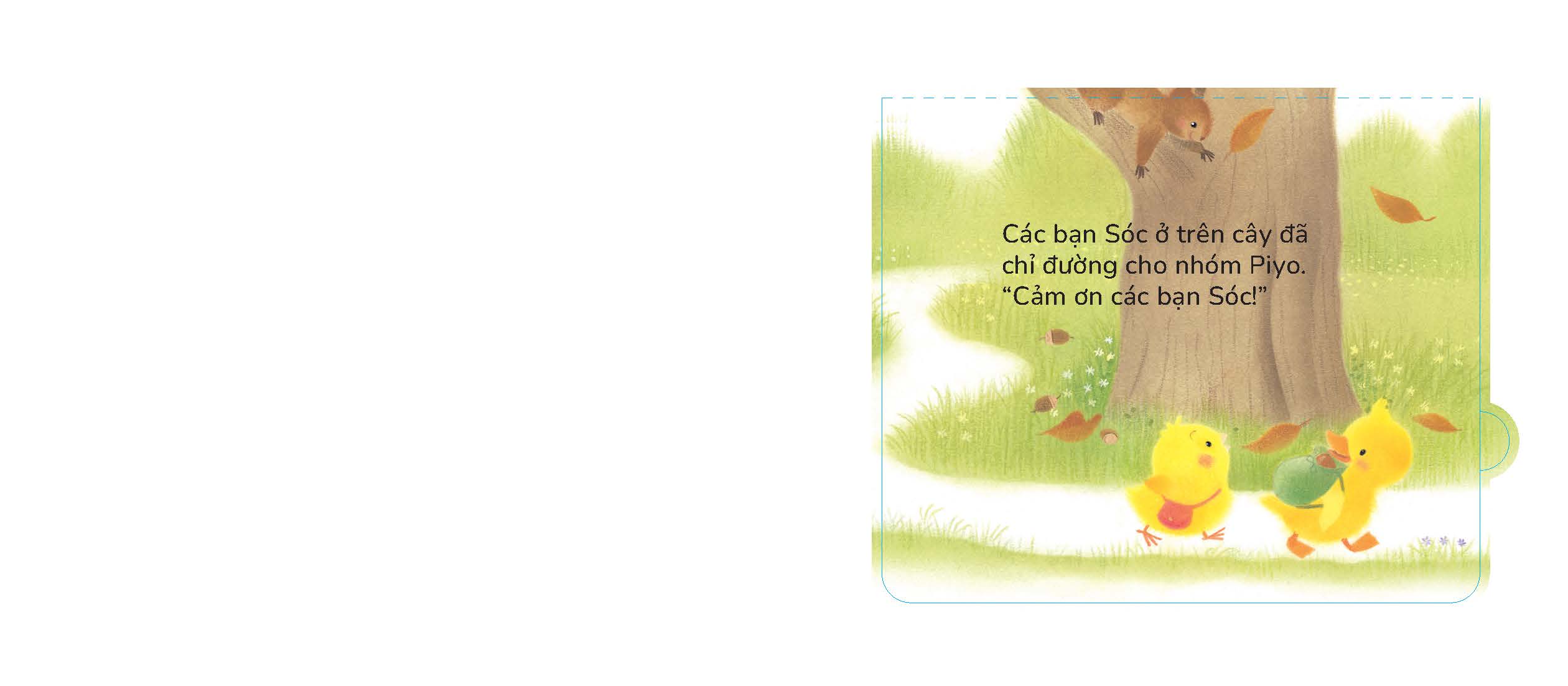Gà con Piyo nói Lời cảm ơn - Sách tranh Pop-up