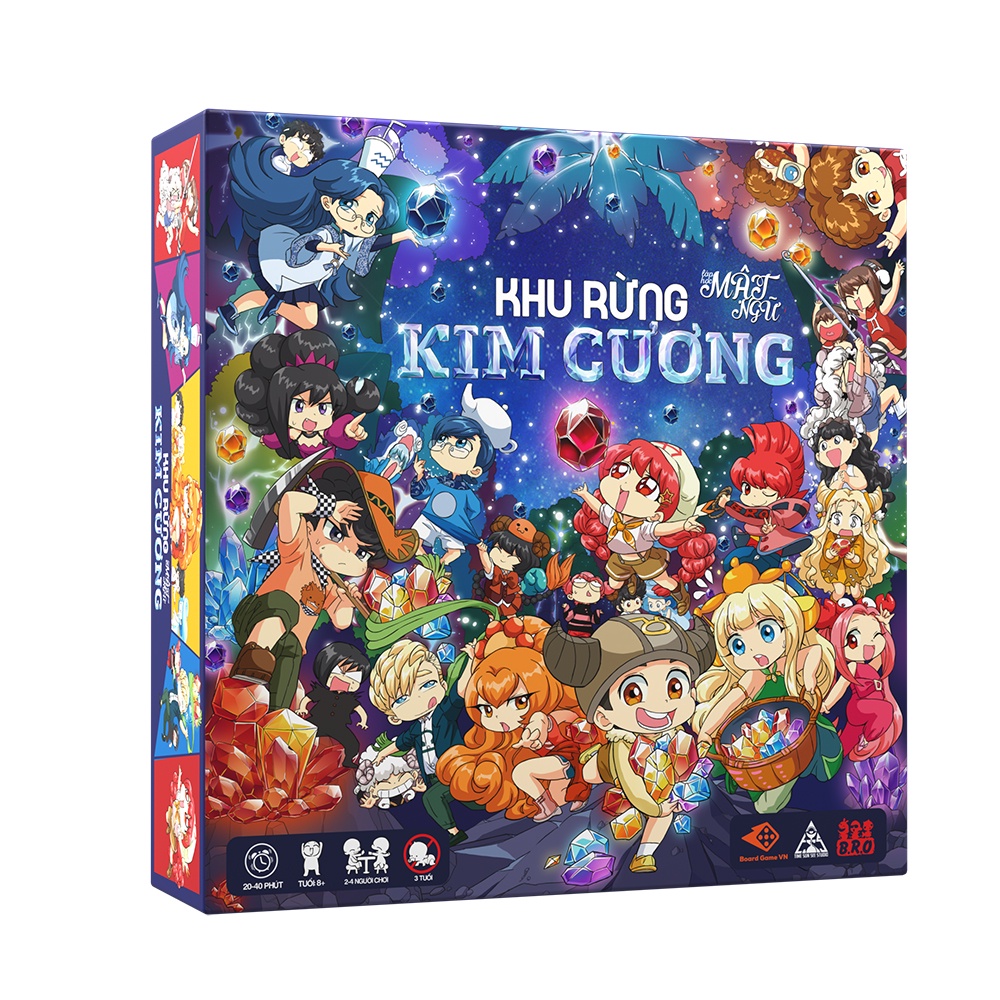 Board Game Khu rừng Kim Cương - Bộ Đồ Chơi Siêu hấp dẫn của Lớp Học Mật Ngữ