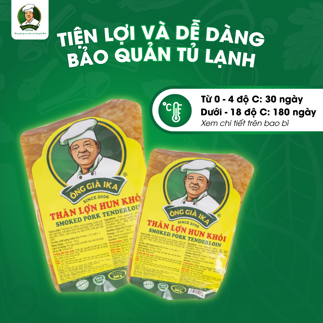 [Chỉ Giao Hà Nội] Thăn lợn hun khói 300g