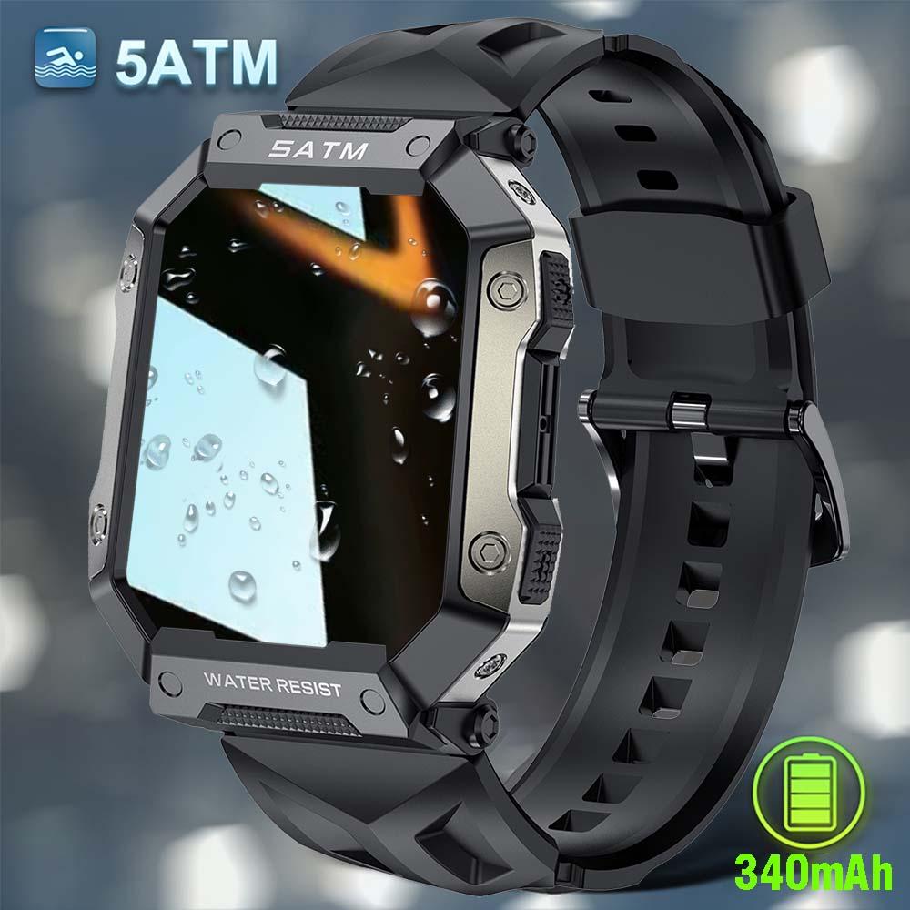 Senbono full touch smartwatch cho Android Xiaomi huyết áp oxy thể dục oxy đồng hồ