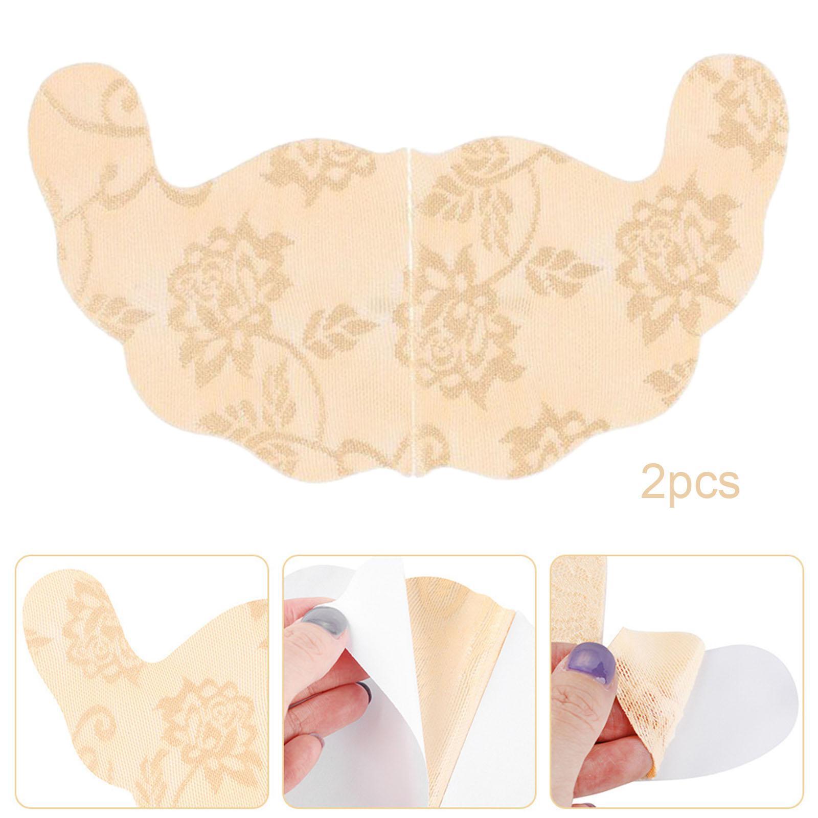 Disposable Chest Stickers Backless U Shape Lace for Daily Wear