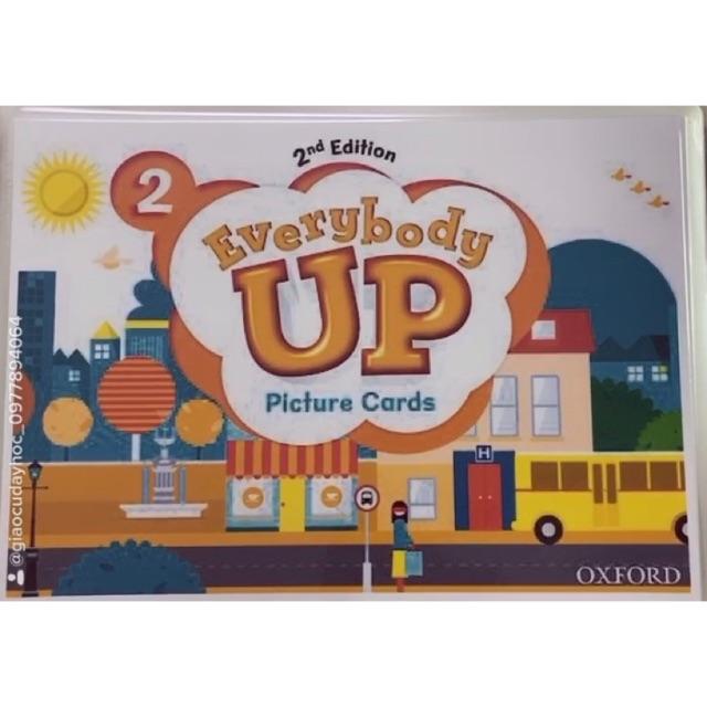 Flashcard EVERYBODY UP 2 - ép plastic