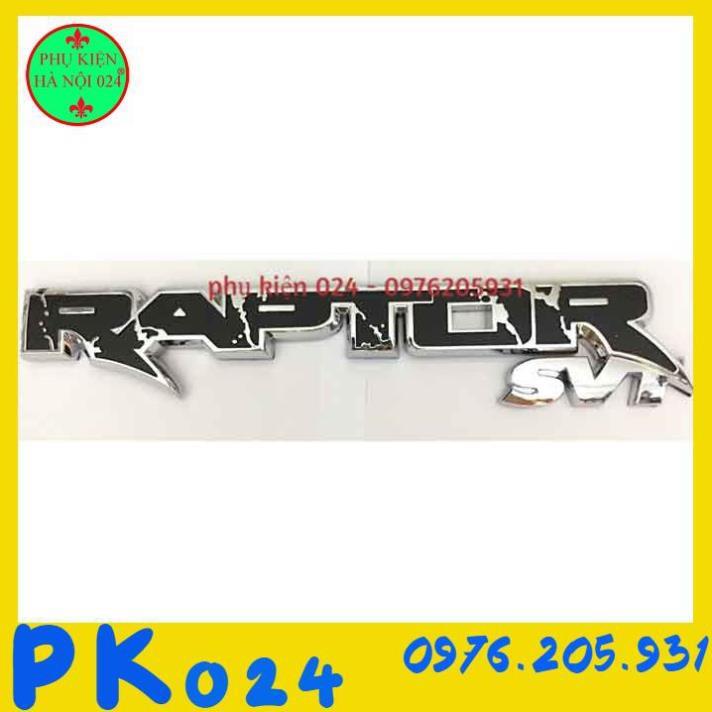 Lô Gô, Logo Chữ Nổi Dán Capo 3D RAPTOR Cho Ranger