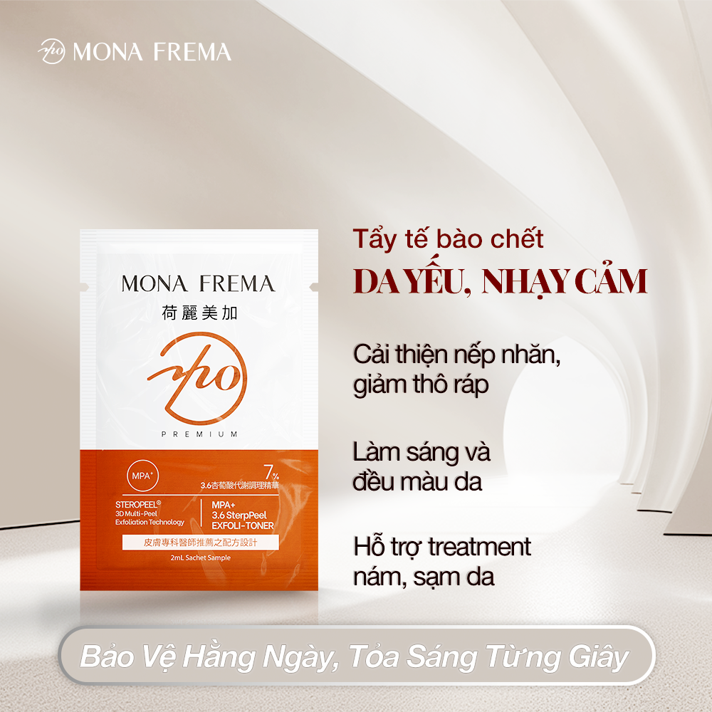 Toner Tấy Tế Bào Chết Mona Frema MPA 3.6 SteroPeel Exfoli- Toner 7% 30ml