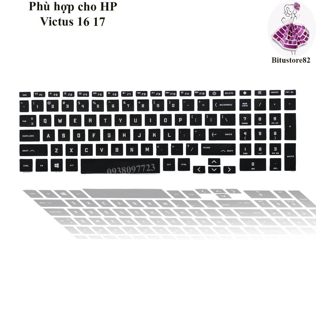 ốp silicon phủ bảo vệ bàn phím laptop HP VICTUS 16 khỏi bụi bẩn, nước.