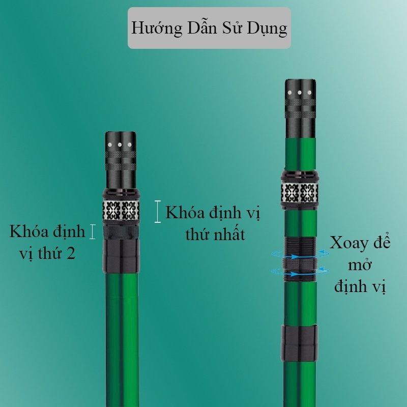 Vợt Cá Carbon Rice Fishing có thể thu gọn chuyên dùng câu đài câu đơn cao cấp