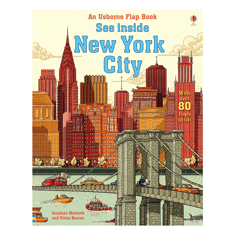 Sách tương tác tiếng Anh - Usborne See Inside New York City