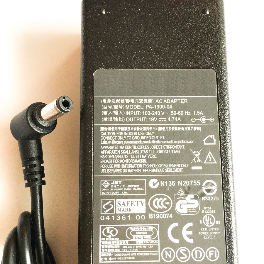 Adapter Sạc Cho Laptop Asus 90W 19V 4.74A