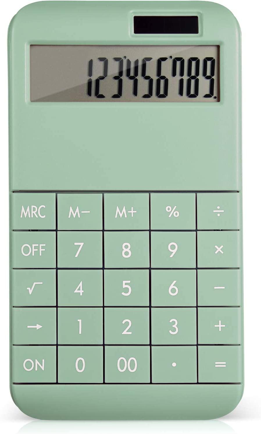 Máy tính văn phòng, Màn hình LCD lớn 12 chữ số Máy tính bàn năng lượng mặt trời