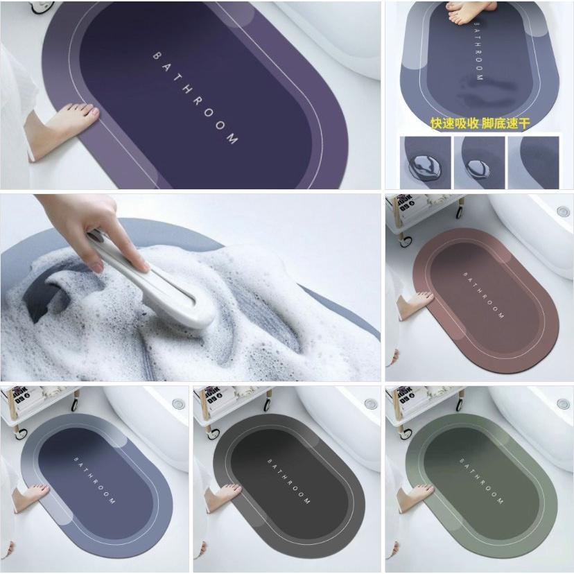 Thảm chùi chân - Thảm dậm chân siêu thấm nước để phòng bếp, phòng khách, phòng ngủ