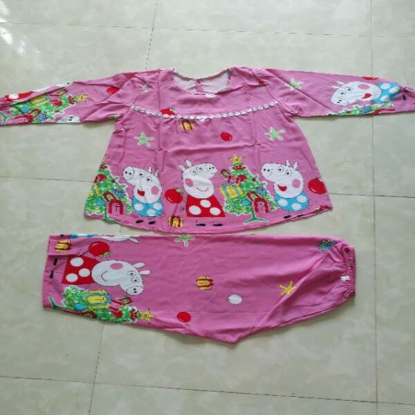 Bộ Tone quần dài tay dài cho bé 5-16kg