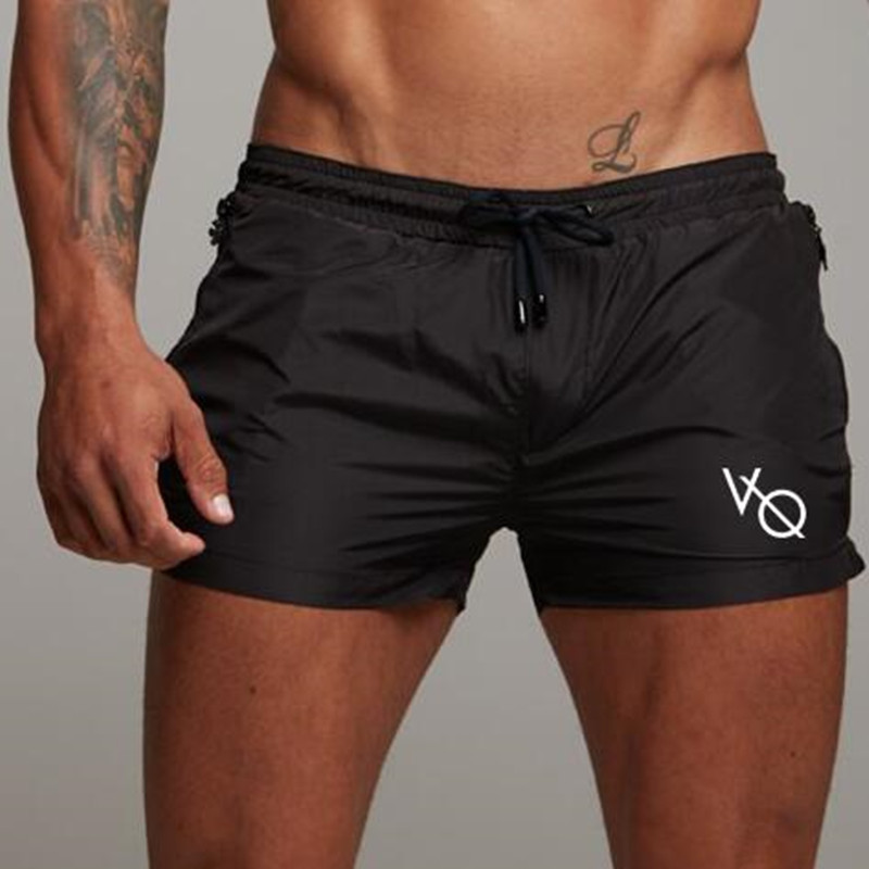 Quần short nam tập squat VQ có túi kéo khóa sâu cực đẹp