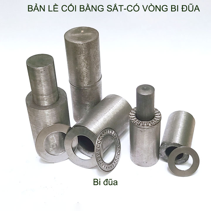 01 Bản lề cối bằng sắt có vòng bi đũa chịu lực, đường kính 30-35-40mm tùy chọn