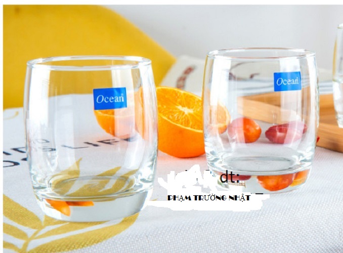 Ly Thủy Tinh Ocean Ivory Rock 265ml B13009 , 320ml B13011 , Nhập Khẩu Thái Lan