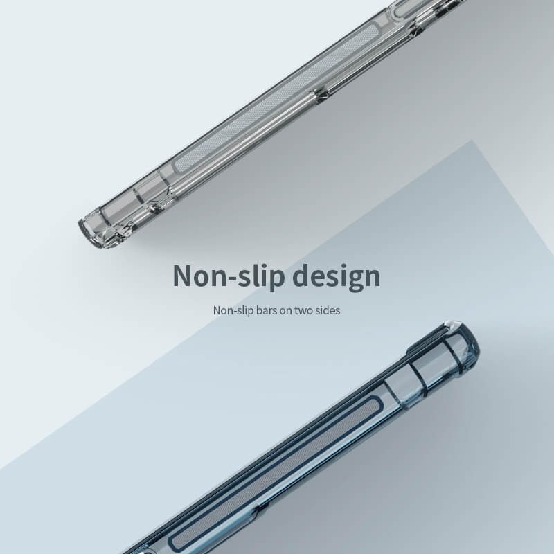Ốp lưng silicon trong suốt cho Samsung Galaxy S22 Ultra hiệu Nillkin Nature Pro mỏng 0.6mm - hàng nhập khẩu
