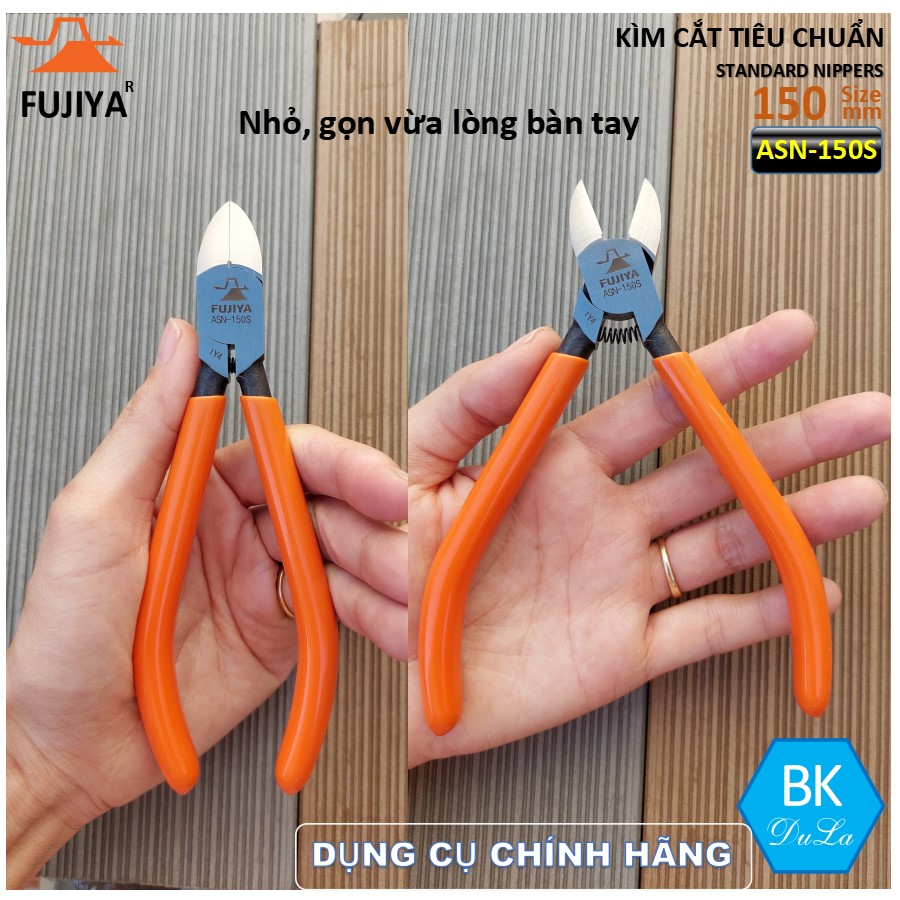 Kìm cắt tiêu chuẩn 150mm Fujiya ASN-150S - Công nghệ Nhật Bản