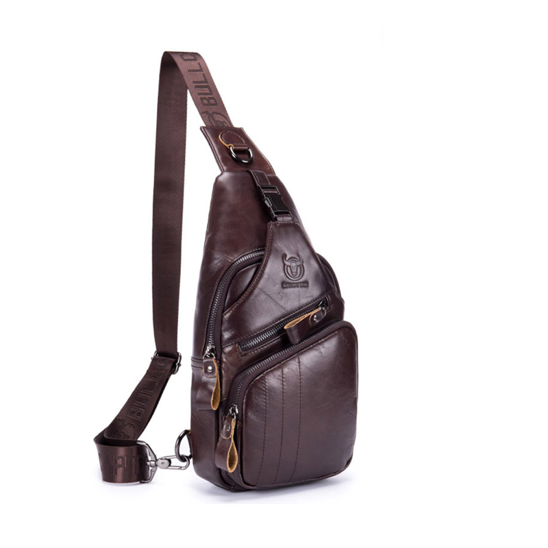 Túi đeo chéo nam DA BÒ THẬT phong cách mới – BEE GEE DCN9118