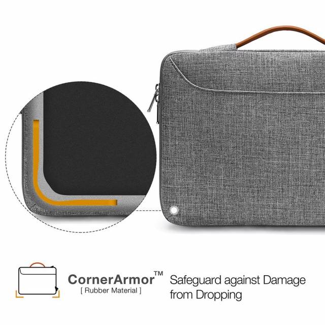 Túi Chống Sốc Tomtoc Spill-Resistant Macbook Pro 15'' - Gray - Hàng Chinh Hãng
