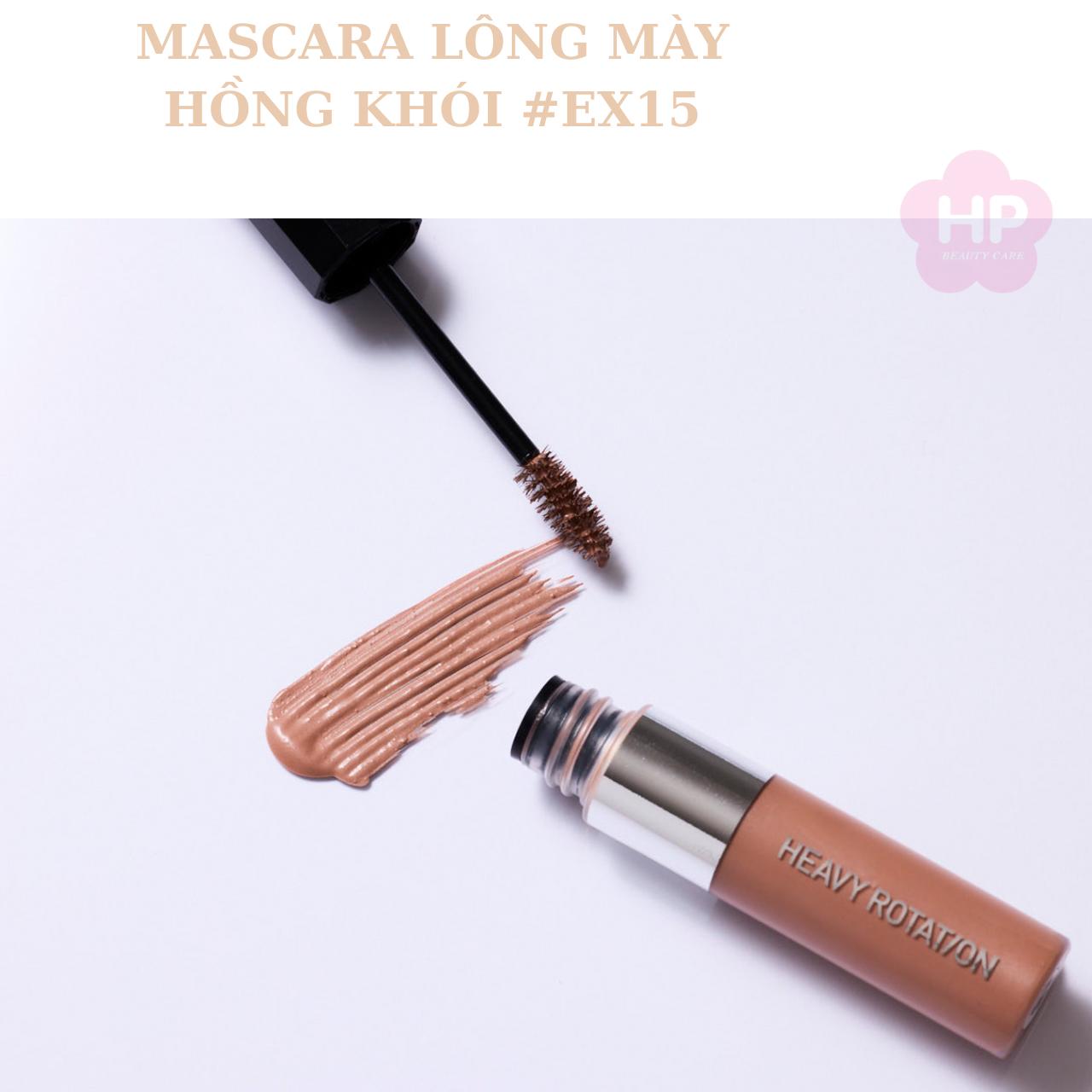 Mascara Chải Đổi Màu Lông Mày Chống Trôi Siêu Bền Kissme Heavy Rotation Coloring Eyebrow EX 8g ( Màu Hồng Khói 15 )