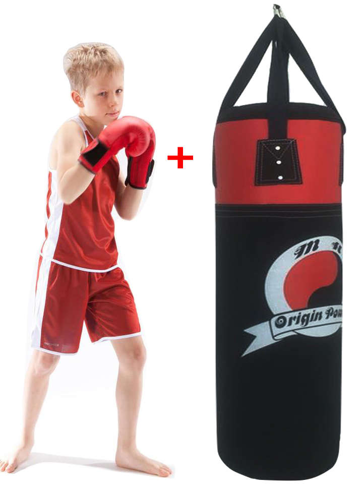 Bao Cát Đấm Boxing hoàn thiện cao 100cm nặng 25kg da 2 lớp hiệu M-A Originpoer cao cấp